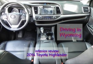 DIW 2014 Toyota Highlander - interior