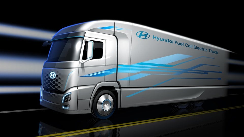 Hyundai teases fuel cell big rig concept ahead of IAA